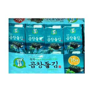 성경김 녹차 곱창돌김 4g x 16개