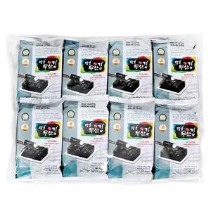 갤러리아 장흥무산김 착한김 유기 3단도시락김 9절10매 16봉 x 5개