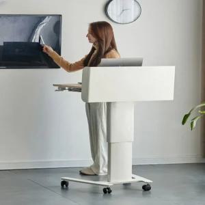 강의대 교탁 강연대 이동식 단상 발표대 연설대 사회대 교수대 연단 높이조절