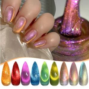 자석젤 유리알 투명 캐치 더 드림 자석 젤 네일 8ml 마그넷 홀로그램 글리터 매니큐어