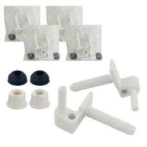 변기 커버 연결 볼트2P x(5개) 시트 고리 양변기 부속/교체/화장실/뚜껑/부품/고무/패킹/너트/고정