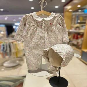 블루독베이비[hu] 25.FW PK)멀티플라워세트우주복 45A70-041-08 여아우주복/내의우주복/실내복/출산선물