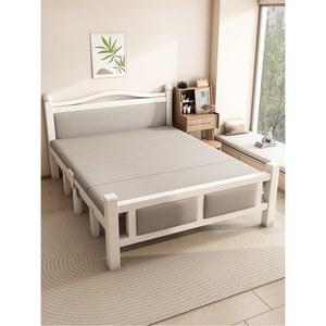 접이식 철제 침대 이동식 벨벳 잘오는 성인용 간병인 바퀴 원형튜브 각도조절