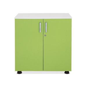 [QN318W30_56]사무용캐비넷 수납장 컬러2단올문장 2단책장