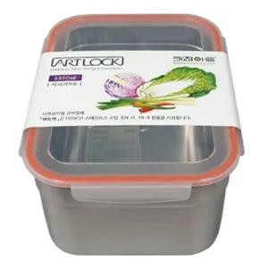 키친아트 스텐 반찬통 밀폐용기 9호 3350ml 김치 보관/김치통/용기/세트/밀폐/냉동실/정리/스텐락/냉동/