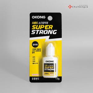 철공자 오공 순간 접착제 일반형 13g 고무 나무 플라스틱 세라믹 금속 가죽 본드