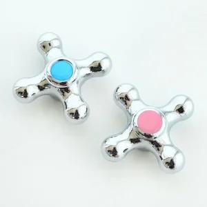 수드림 십자 핸들 2P/수도꼭지/회전/세탁기/베란다/수도/세탁기용/다기능/벽붙이/멀티/부품/가정용/연결