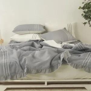 프리미엄 뱀부 여름이불 시어서커 패드 침구 풀세트 [라지킹 KK]