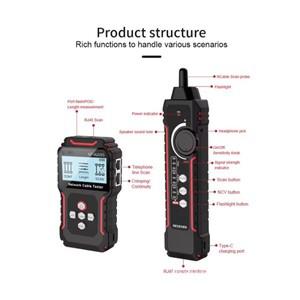 광섬유 테스터  POE 네트워크 4G Wi-Fi 케이블 RJ45용 라인 파인더 광 패치 코드되는 도구 최소 주문량 1km