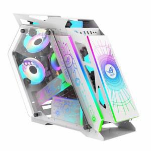 카페 본체 미들타워 게이밍 조명판 타워 유리 측면 데스크탑 빅타워케이스 블랙 섀시 빅타워