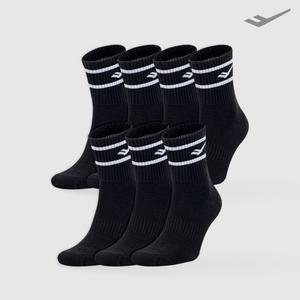 프로스펙스 라인포인트로고 미들삭스 블랙 L 7팩 PRDRLMDL-BK7