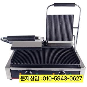 상업용 빅 더블 플레이트 터키 접촉 프레스 전기 그릴 파니니