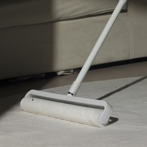 크린롤 36cm 대형 돌돌이 테이프클리너 롱핸들+리필 60매x4개 세트 롤크리너 대형 클린컷 밀대