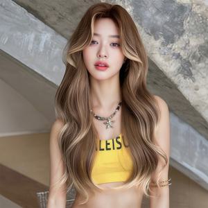 키라비 가발 여성 통가발 긴머리 웨이브 70cm KPE0481