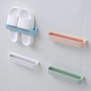 [1+1] 무타공 파스텔 슬리퍼 거치대 거실화/욕실화 정리대(+스티커)