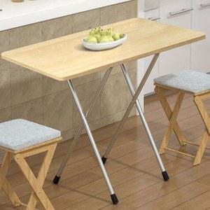 접이식 사각 미니 식탁 의자 접이식식탁 조립식 1인 식탁테이블 대나무 공간활용 1 2인용