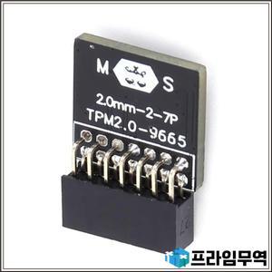 ASUS/MSI/Asrock LPC 인터페이스용 TPM 2.0 보안 모듈 Msi-A20R용 원격 암호화 카드 강화 데이터 보호 14핀
