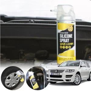 투아렉(02~10) 크린텍 실리콘 스프레이 420ml 내장재색상복원 고무경화방지 타이어광택