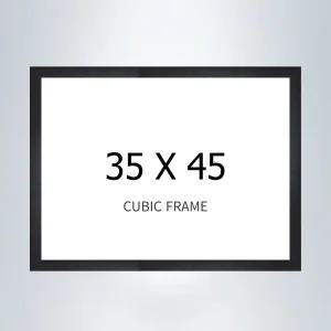 35cm*45cm 보석십자수 전용액자 슬림 우드블랙