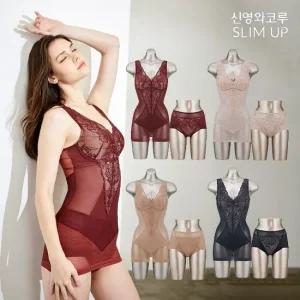 신영와코루 슬림업 코튼 라이크라 커버링 쉐이퍼 패키지