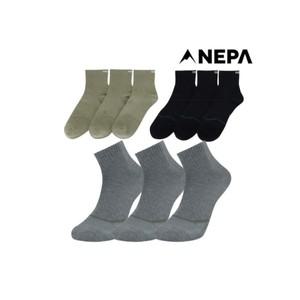 [롯데백화점]네파 남성 트리플 단목 (3족 세트) 양말 7K18352