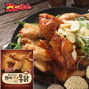 [훌랄라치킨] 두 배 바사삭 현미 쌀 통닭 580gX3팩 (총 세마리)