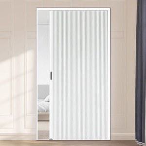 슬라이드문 자바라 보일러실 하얀 200 바람막이 칸막이 직물 방염 테두리