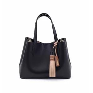 [백화점 선물포장] 닥스 토트백 여성 가죽 경량 정장 미니 크로스백 가방 블랙 366