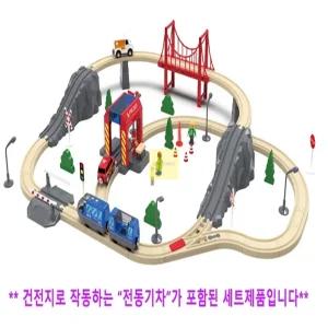 유베리베리 미카포트 전동기차 디럭스세트 어린이집교구 유치원교구 원목전동기차