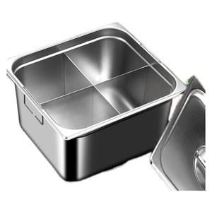 상업용 사각냄비 오뎅탕 어묵탕 스키야키 01 샤브샤브 꼬치 사각팬 스테인리스 칸막이