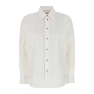 화이트 포플린 롱 슬리브 셔츠 838420V2H20 9000