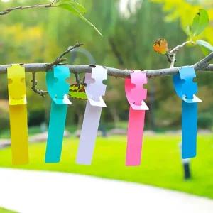 타이형 식물 이름표 네임픽 화분 화초 네임택 100개입 다육이 표찰 팻말 수목 라벨 꽃 푯말 방수 네임텍