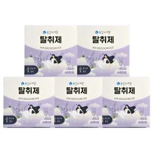 욕실의여왕 탈취제 5개 고체형 화장실 실내 탈취제 라벤더 클린코튼 블랙체리
