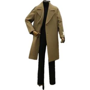 [롯데백화점]본 본BON 더블 캐시미어혼방 등판구스다운충전 베이지롱코트 BN3WHA584BE