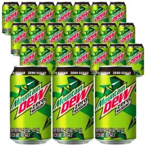 롯데칠성 마운틴듀 제로슈거 355ml x 24캔