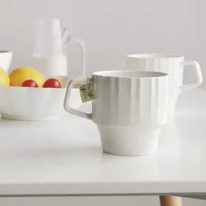 예쁜 머그컵 4p 도자기 선물세트 본차이나