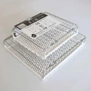 일본 미니 로스터 그릴 직화 캠핑 세라믹 석쇠 토스터 가정용 150 150mm(손잡이없음)