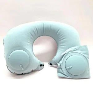 비행기 유럽 기내용 휴대용 여행용 에어펌프 목베개