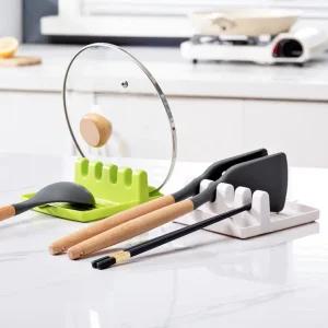 주방 국자 조리도구 받침대 냄비뚜껑 거치대