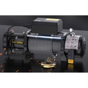 전동 원치 차량용 소형 3000kg 윈치 27톤 리모컨 H. 12V2000lbs 수동 제어