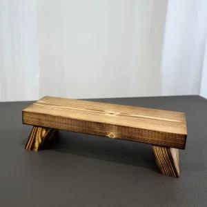 원목 화분 받침대 우드 스텐드 A형 소 40x14x10cm/진열대 선반 스탠드 화분대 1단 일자 벤치형 다이 거치대