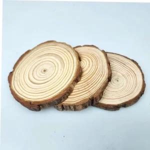 커피잔받침대 나무 원형 컵받침 카페 우드