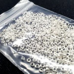 장식품마감 발찌제작고정비드팁 비즈체인연결누름볼 실버 2mm