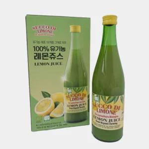수코디 유로푸드 레몬주스 오가닉 유기농 레몬즙 트레이더스 레몬수 500ml