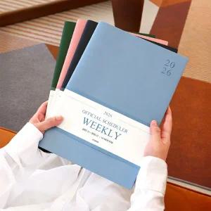 2026 스케줄러 A4 업무용 수첩형 노트 사무실