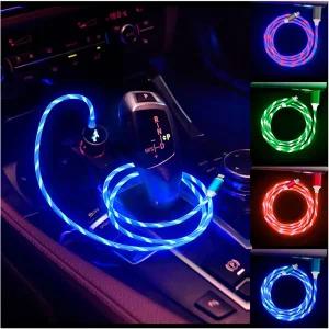 반짝 충전 LED 발광 케이블 C타입 5핀 USB