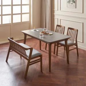 에보니아 페리 원목 식탁 테이블 4인용 6인용 / 식탁 단품 세트