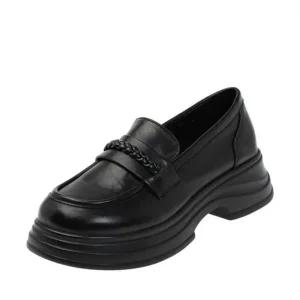 [갤러리아] 고세 여성 꼬임가죽 페니 더비로퍼 OZP5F006 블랙 4.5CM