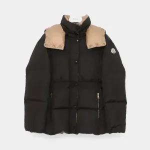 몽클레어 25FW 아그녹스 패치로고 벨트라인 하이넥 패딩 여성 자켓 1A00145 539ZD 999 AGNEUX