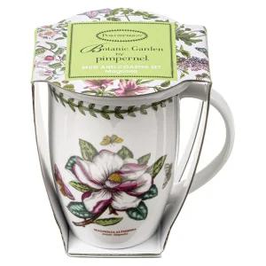 포트메리온 보타닉가든 머그컵 + 코스터 뚜껑 폭스글러브 1세트